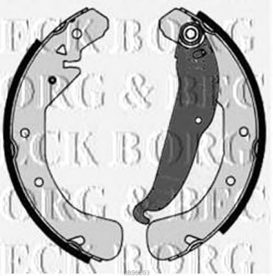 Тормозные колодки BORG & BECK BBS6203