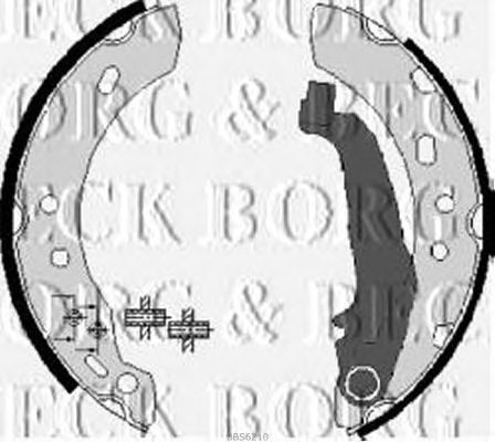 Тормозные колодки BORG & BECK BBS6210