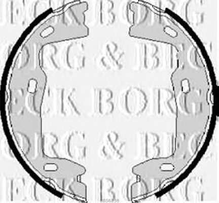 Тормозные колодки ручника BORG & BECK BBS6238