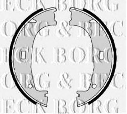 Тормозные колодки ручника BORG & BECK BBS6246