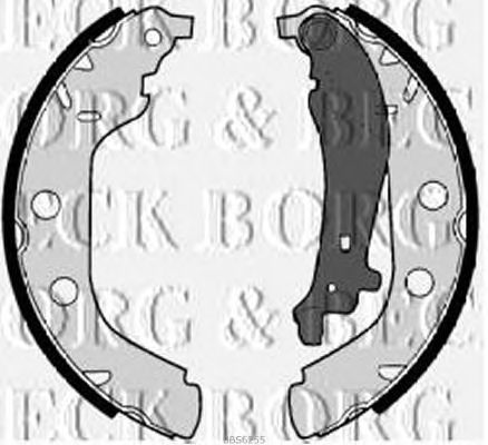 Тормозные колодки BORG & BECK BBS6255