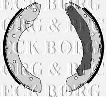 Тормозные колодки BORG & BECK BBS6262