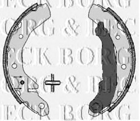 Тормозные колодки BORG & BECK BBS6270