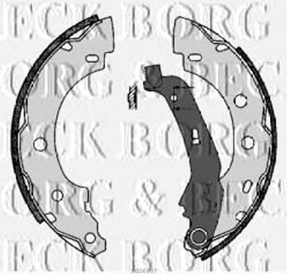 Тормозные колодки BORG & BECK BBS6287