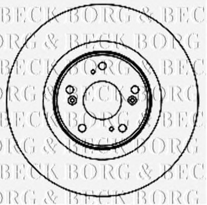 Гальмівний диск BORG & BECK BBD5892S