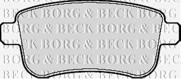 Тормозные колодки BORG & BECK BBP2124