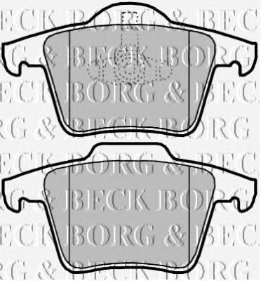 Тормозные колодки BORG & BECK BBP2136