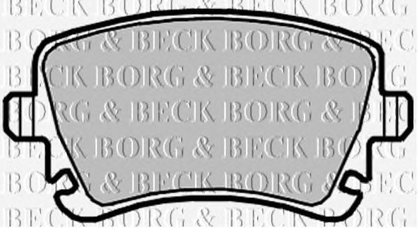 Тормозные колодки BORG & BECK BBP2139