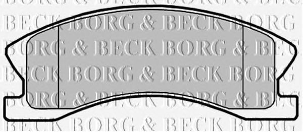 Тормозные колодки BORG & BECK BBP2148