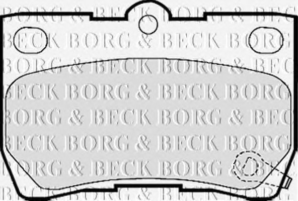 Тормозные колодки BORG & BECK BBP2157