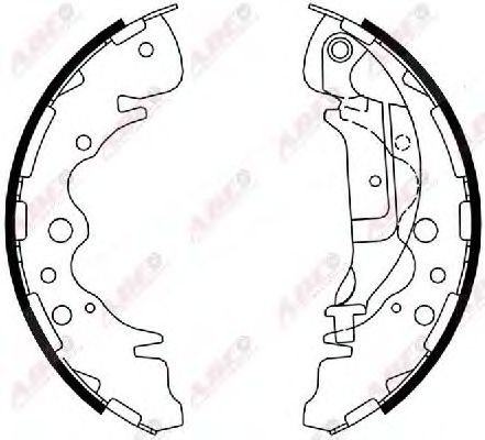 Тормозные колодки ABE C00324ABE