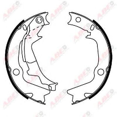 Тормозные колодки ручника ABE C00526ABE