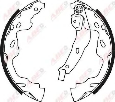 Тормозные колодки ABE C02074ABE