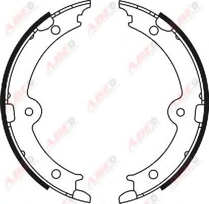 Тормозные колодки ручника ABE C02087ABE