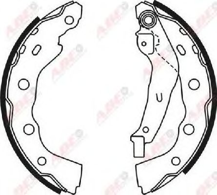 Тормозные колодки ABE C05059ABE