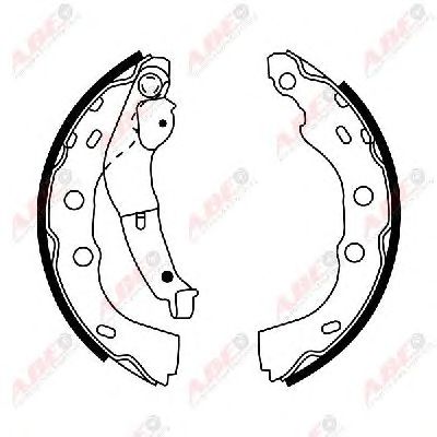 Тормозные колодки ABE C08027ABE
