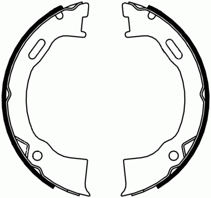 Тормозные колодки ручника TEXTAR 91071500