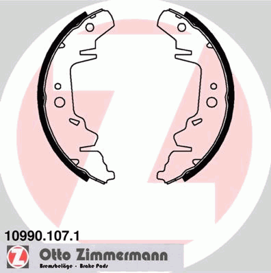 Тормозные колодки ZIMMERMANN 10990.107.1