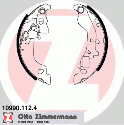 Тормозные колодки ZIMMERMANN 10990.112.4