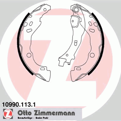 Тормозные колодки ZIMMERMANN 10990.113.1