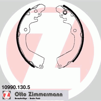 Тормозные колодки ZIMMERMANN 10990.130.5