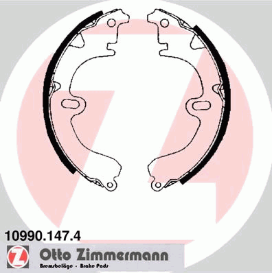 Тормозные колодки ZIMMERMANN 10990.147.4