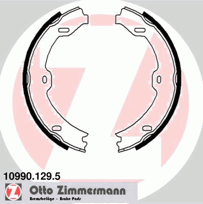 Тормозные колодки ручника ZIMMERMANN 10990.129.5
