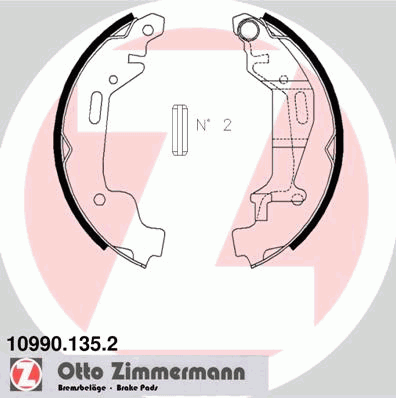 Тормозные колодки ZIMMERMANN 10990.135.2