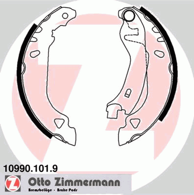 Тормозные колодки ZIMMERMANN 10990.101.9