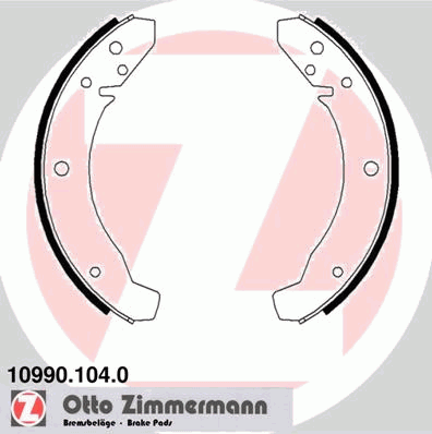 Тормозные колодки ZIMMERMANN 10990.104.0