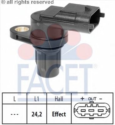 Датчик FACET 9.0361 (управление двигателем, положение распределительного вала