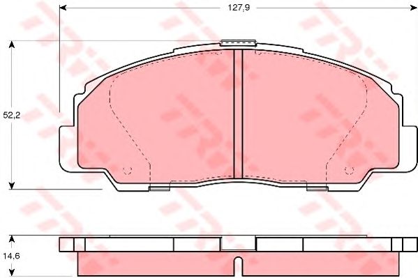 Тормозные колодки TRW GDB1135