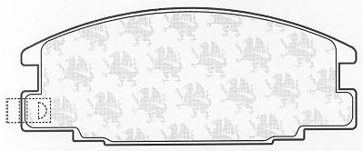 Тормозные колодки QH International BP554