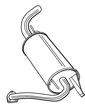 Глушитель WALKER 22539