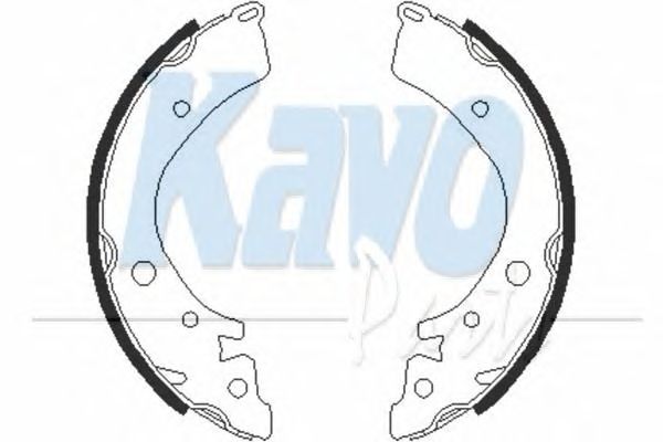 Тормозные колодки KAVO PARTS BS-2904