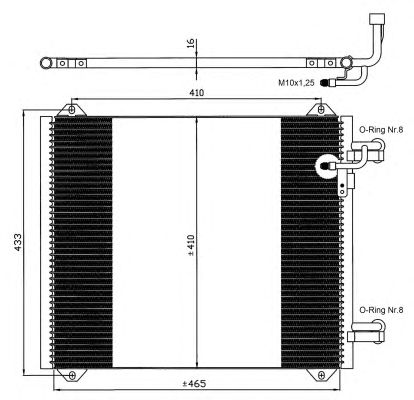 Радиатор кондиционера NRF 35362