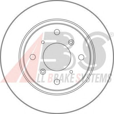 Тормозной диск A.B.S. 16206