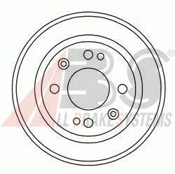 Тормозной барабан A.B.S. 2379-S