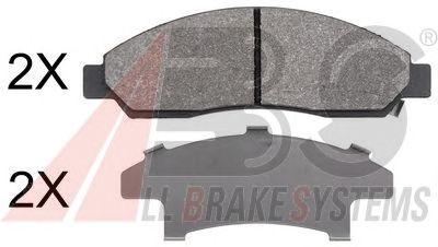 Тормозные колодки A.B.S. 37851