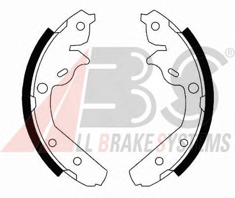Тормозные колодки A.B.S. 40519