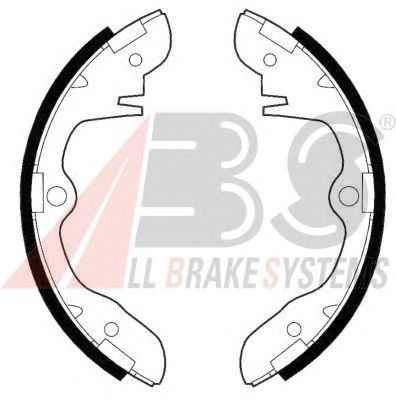 Тормозные колодки A.B.S. 8524