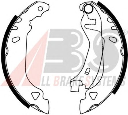Тормозные колодки A.B.S. 8831