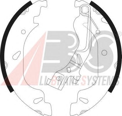 Тормозные колодки A.B.S. 9074