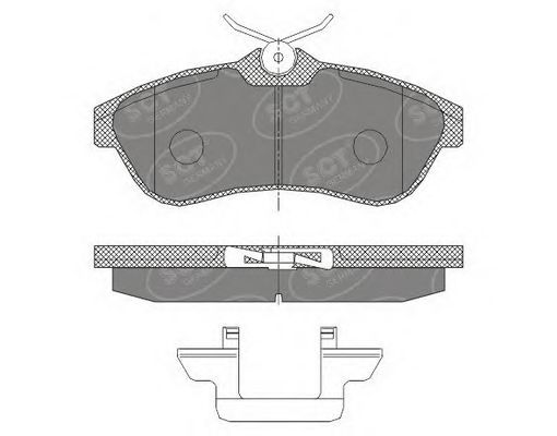 Тормозные колодки SCT Germany SP 424