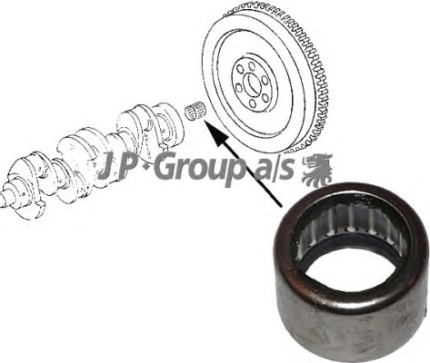 Сигнальное кольцо коленчатого вала JP GROUP 1110450300