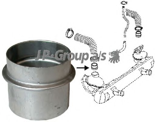 Шланг отопителя JP GROUP 8121500100