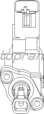 Выключатель, фара заднего хода TOPRAN 304 107