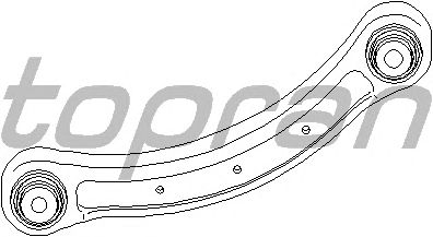 Рычаг подвески TOPRAN 113 587