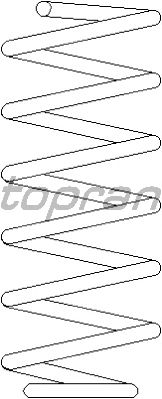 Пружина подвески TOPRAN 109 261