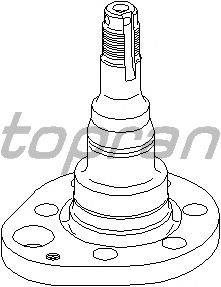 Ступиця колеса TOPRAN 102 821